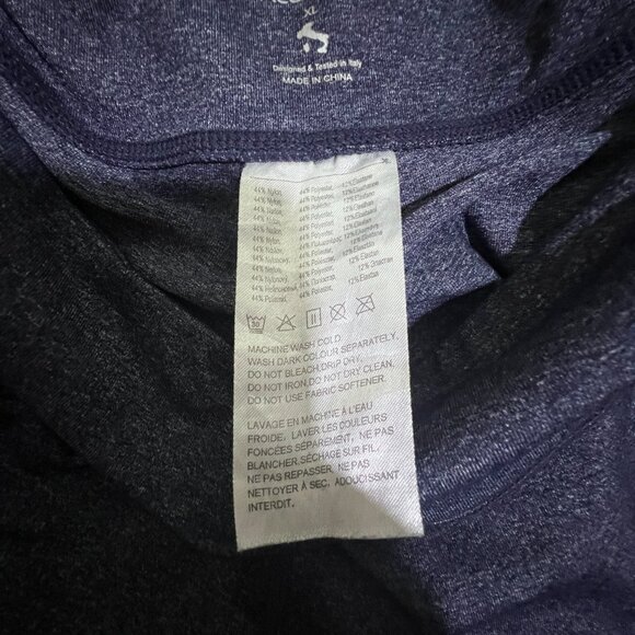 Baleaf Athletic Leggings Heather Blue w/pockets Size XL - Picture 5 of 5